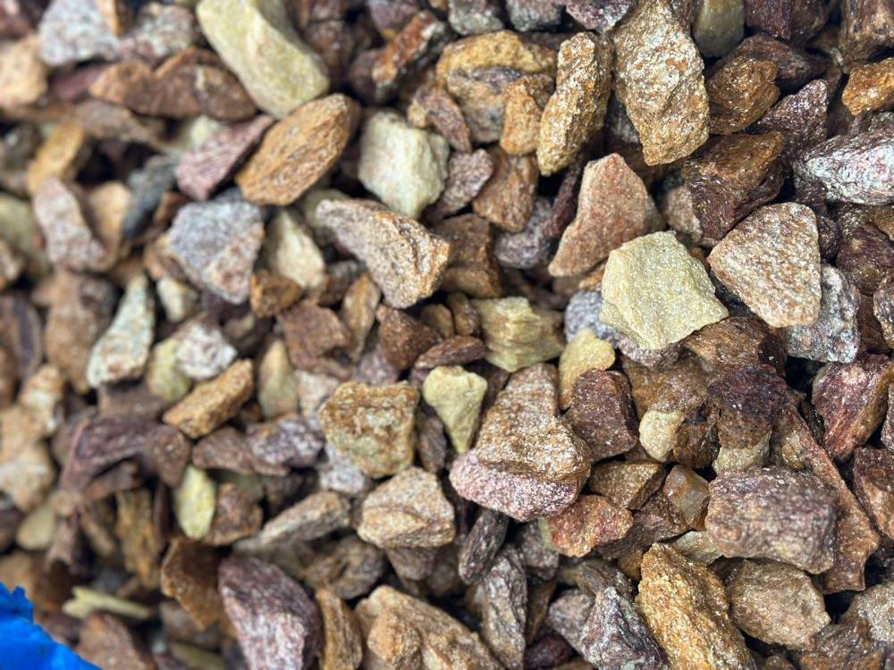 Златолит персиковый декоративная каменная крошка купить в Чехову