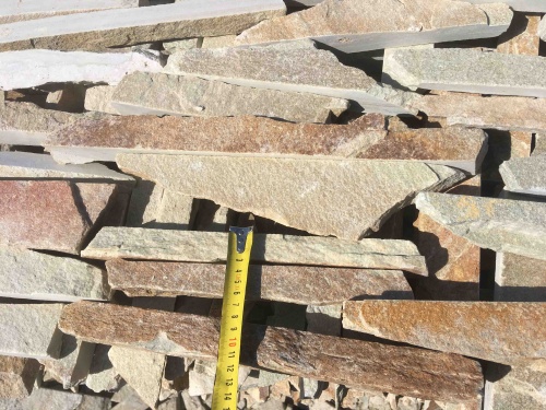 Горбушка златолит золотистый для облицовки купить в Чехову