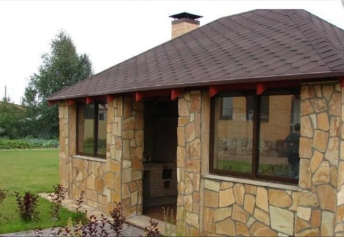 Плитняк златолит жёлтый золотистый для фасада 1,5-3см купить в Чехову