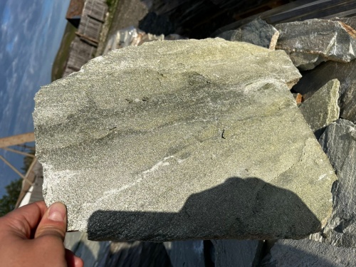 Плитняк златолит зелёный для цоколя, отмостки купить в Чехову