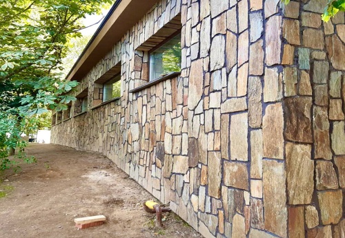 Плитняк кора дерева для цоколя, отмостки купить в Чехову