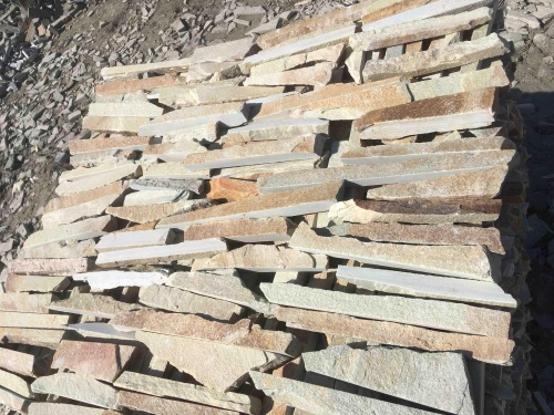 Горбушка златолит золотистый для облицовки купить в Чехову