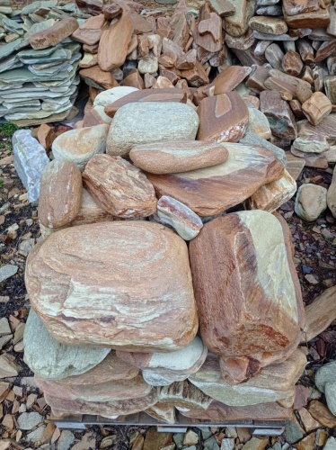 Златолит жёлтый, жёлто-зелёный глыбки и валуны для ланшафтного дизайна купить в Чехову